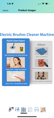 Makeup brush machine cleaner