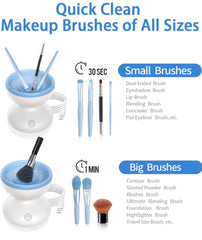 Makeup brush machine cleaner